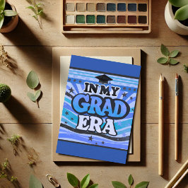 Cartão Diversão De Na moda Azul Na Minha Citação Da Era D