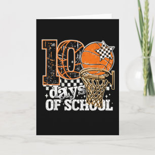 Cartão Diversão Esportiva Basquete 100 Dias de Escola Vin
