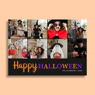Cartão Diversão Feliz Halloween 12 Foto Moderno