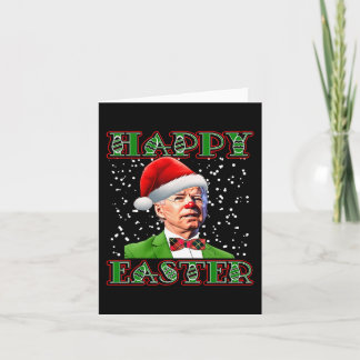 Cartão Diversão Joe Biden Natal Confuso Páscoa Biden