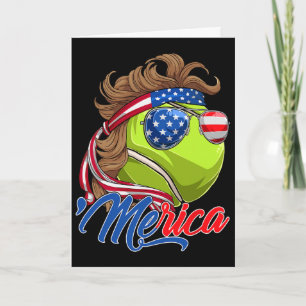 Cartão Diversão Merica Tênis Ll E Bandeira Dos EUA Óculos