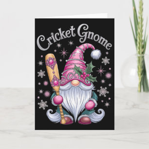 Cartão Diversão Natalina do Gnome Cricket