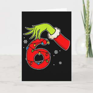 Cartão Diversão Número 6 Natal 67 Seis Sete Meme Xmas Hom