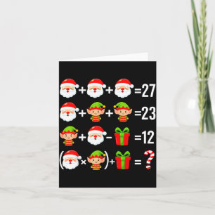 Cartão Divertido 67 Meme Papai Noel Professor de Matemáti