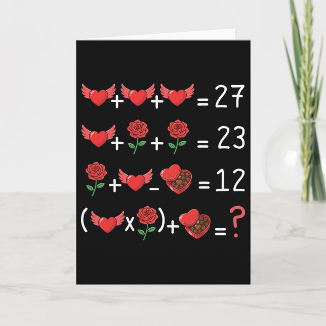 Cartão Divertido 67 Professor de Matemática no Dia dos Na (Frente)