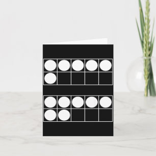 Cartão Divertido 6 7 Número Professores Alunos Seis Sete 