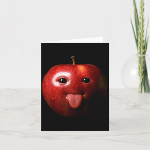 Cartão Divertido Bobo Ai Gen Z Meme Brainrot Humor Língua