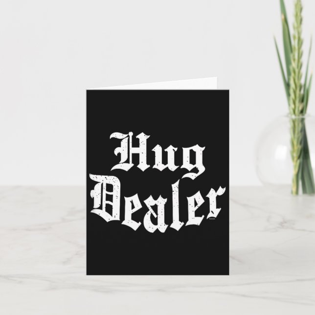 Cartão Divertido Cute Sensível Pés Abraço Comerciante Dia (Frente)