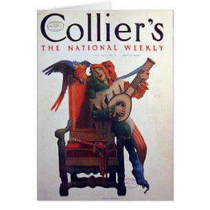 Cartão divertido do bobo da corte