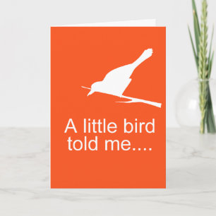 Cartão divertido esperando novo bebê parabéns