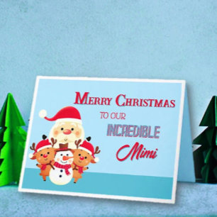 Cartão Divertido! Feliz Natal Mimi