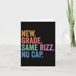 Cartão Divertido Gen Z De Volta à Escola Nova Série Mesma