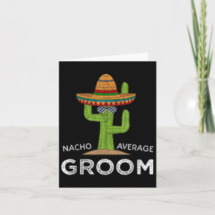 Cartão Divertido Hillarious Groom Humor _ Engraçado Canto