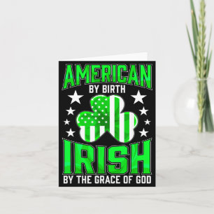 Cartão Divertido Orgulho Irlandês Dia de São Patrício Ver