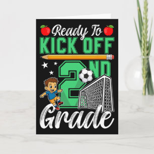 Cartão Divertido Pronto Para Chutar 2ª Série Futebol Ck P