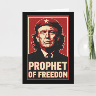 Cartão Divertido Trump Che Guevara Profeta do Amante da L