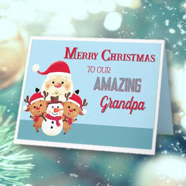 Cartão Divertido! Vovô Feliz Natal