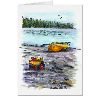 Cartão Divertimento do verão