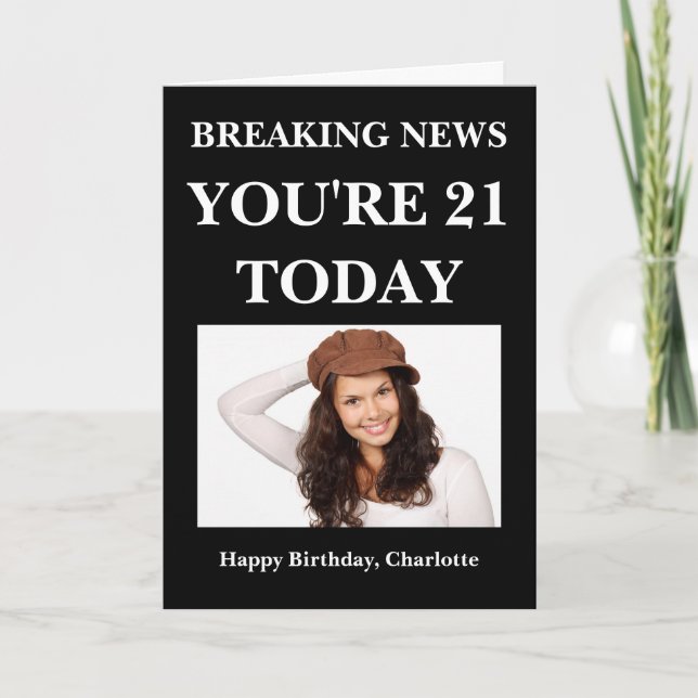 Cartão Divirta Notícias Personalizadas (Frente)