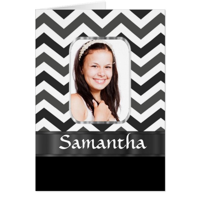 Cartão Divisa preta e branca (Frente)