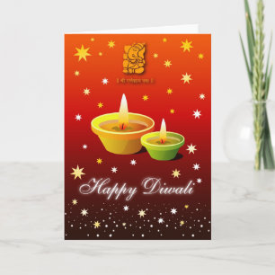 Cartão Diwali Greeting Card