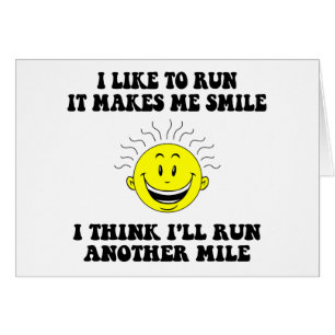 Cartão Dizer bonito do corredor