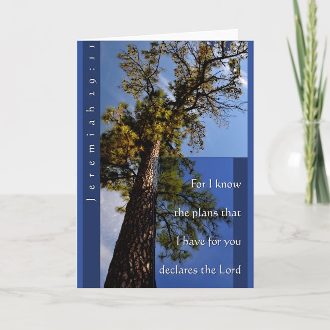 Cartão do 29:11 de Jeremiah (Frente)