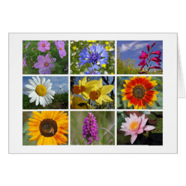 Cartão do amante das flores