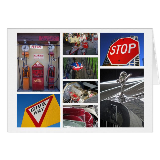 Cartão do amante do carro (Frente Horizontal)