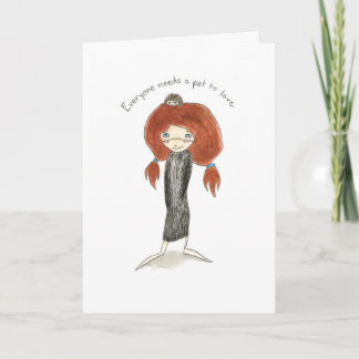 Cartão do animal de estimação