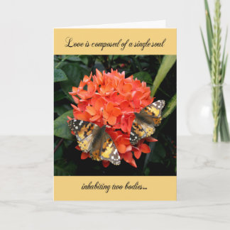 Cartão do aniversário de casamento - o amor é