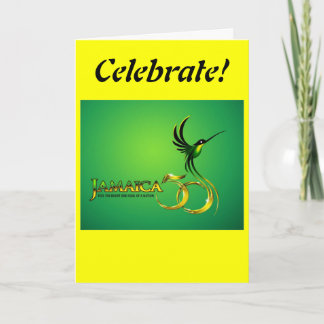 Cartão do aniversário de Jamaica 50th