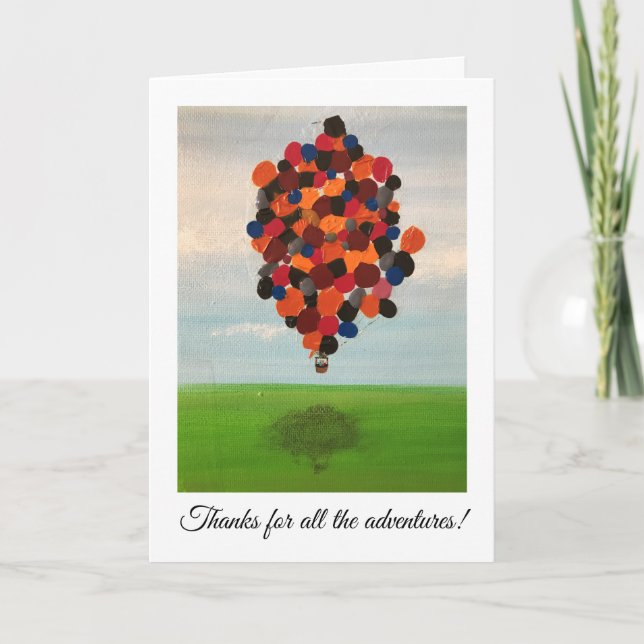 Cartão do aniversário - obrigados para as (Frente)