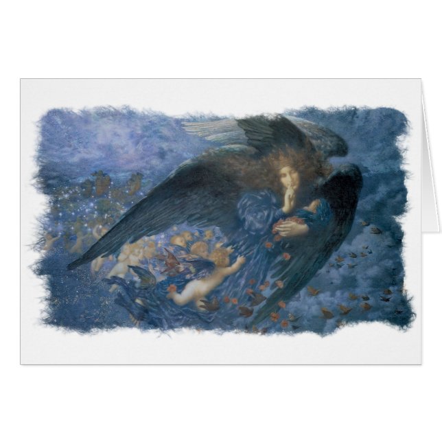 Cartão do anjo da noite (Frente Horizontal)