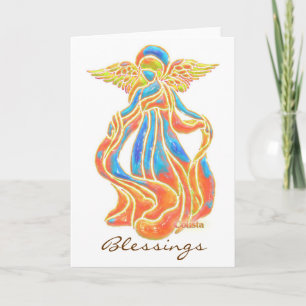 Cartão do anjo das bênçãos