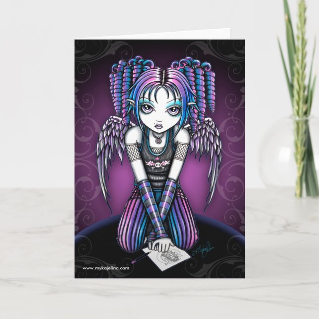 Cartão do anjo de Ariel Emo (Frente)