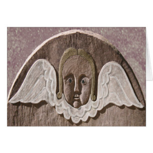 Cartão do anjo de Nova Inglaterra (roxo)