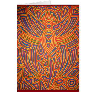 Cartão do anjo do arco-íris