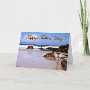 Cartão do anjo do dia de pais