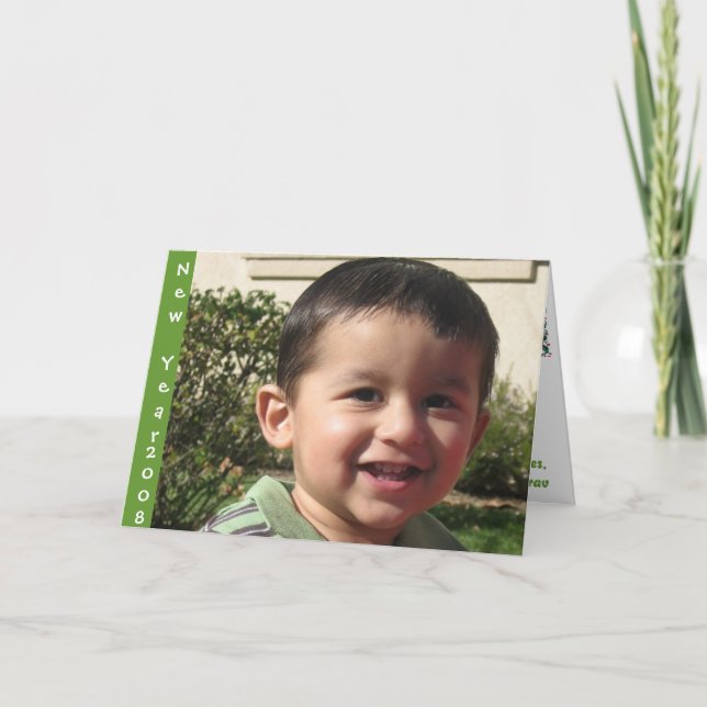 Cartão do ano novo 2008 (Frente)