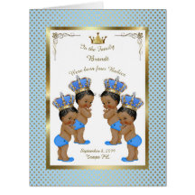 Cartão do anúncio de quatro MENINOS do nascimento,