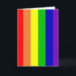 Cartão do arco-íris<br><div class="desc">Modelo do vertical do cartão</div>