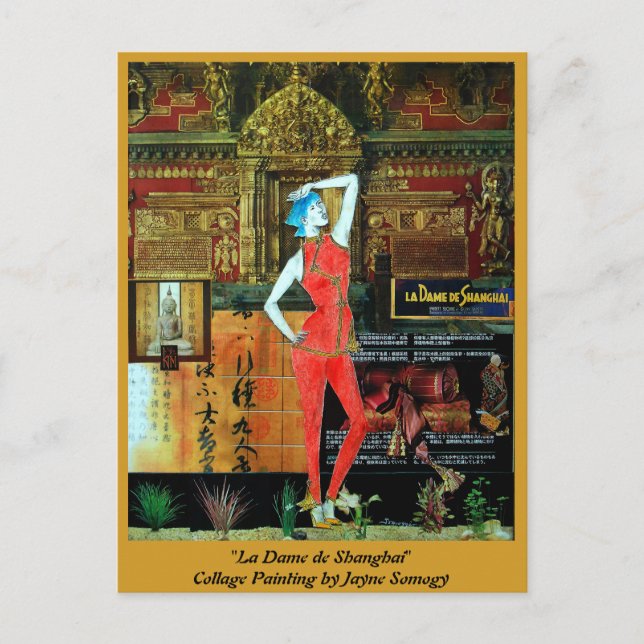 cartão do Asiático-estilo com arte original da (Frente)