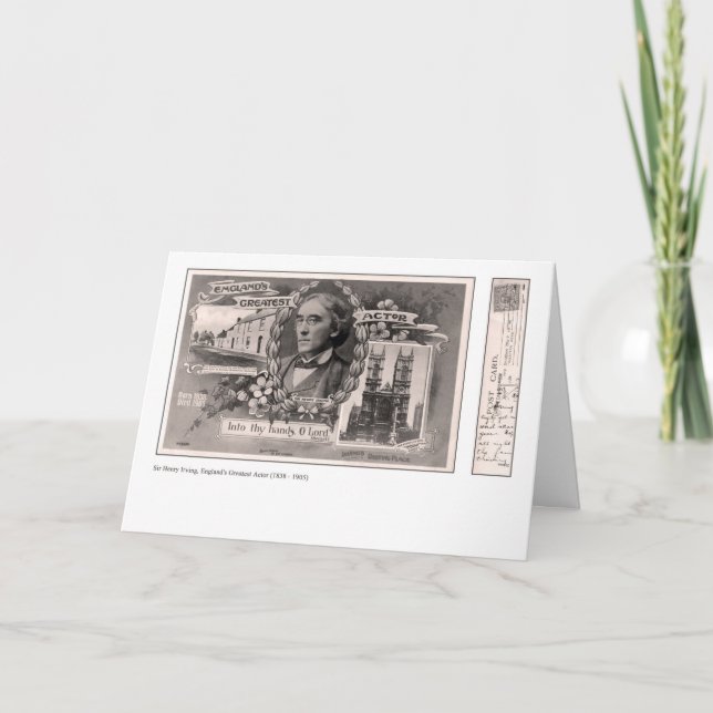 Cartão do ator de Inglaterra o grande (Frente)