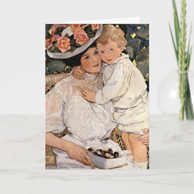 Cartão do "Auntie" dia das mães de Willcox (Frente)