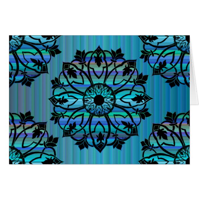 Cartão do azul da placa do Valium (Frente Horizontal)