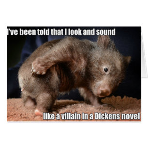 Cartão do bandido de Dickens