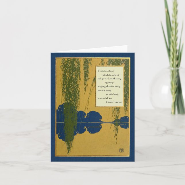 Cartão do barco com vento na cotação dos (Frente)