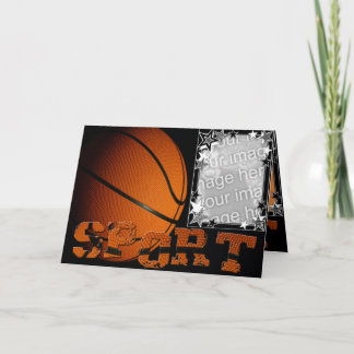 Cartão do basquetebol