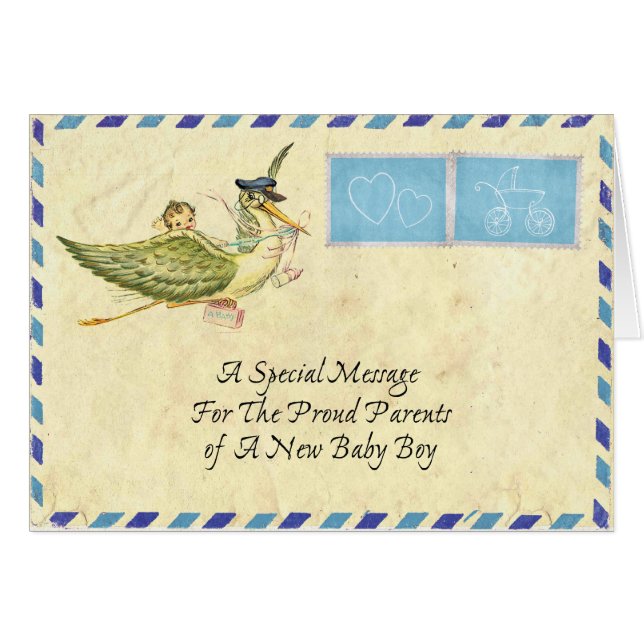 cartão do bebé (Frente Horizontal)